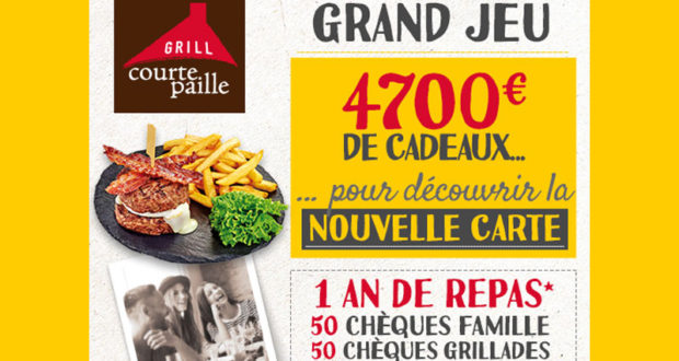 Un an de repas dans les restaurants Courtepaille