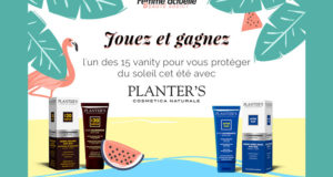 15 vanity comportant 4 produits solaires Planter's Cosmetica Naturale