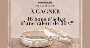 16 bons d'achat Juwelo de 50 euros