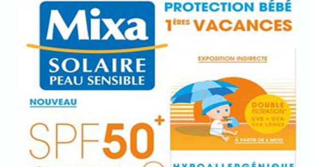 Lait Solaire Protection Bébé 1ères Vacances SPF50+