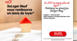 Remboursement d'un mois de loyer ou de crédit (valeur 1000 euros)