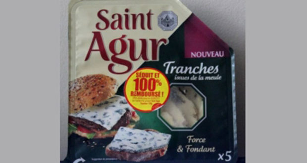 Saint Agur Tranches 100% remboursé