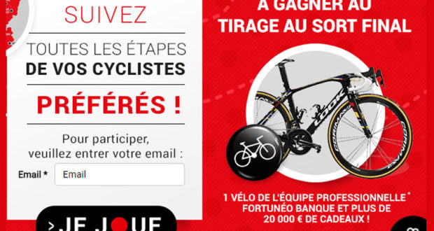 Vélo de l'équipe Professionnelle Fortunéo Banque de 7000 euros