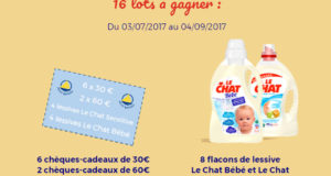 2 chèques cadeau Petit Bateau de 60 euros