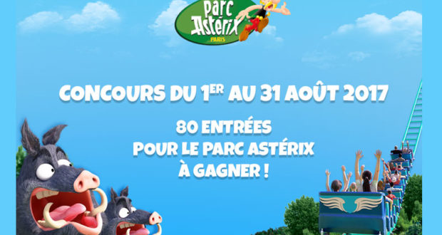 20 lots de 4 entrées pour le Parc Astérix