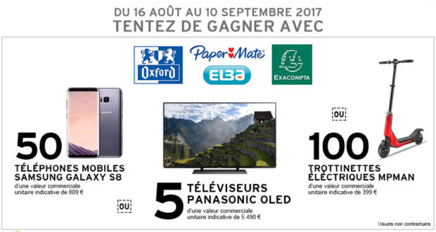 5 téléviseurs OLED Panasonic, valeur unitaire 5490 euros