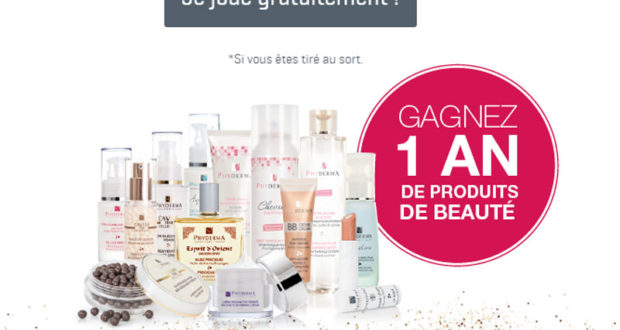 Gagnez 1 an de produits de beauté