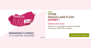 Maquillage flash offert en magasin Yves Rocher