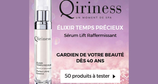 Testez le Sérum Élixir Temps Précieux de QIRINESS