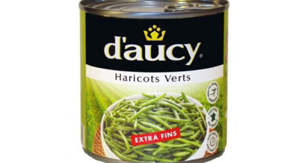 Chaque semaine : 1 lot de 6 boites d’haricots verts en conserve