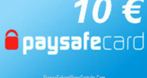 100 codes PaySafeCard de 10 euros