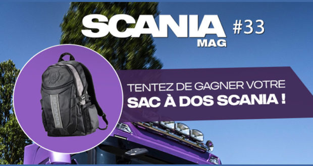 100 sacs à dos Scania