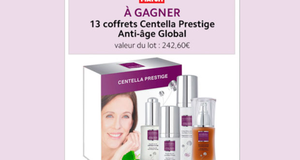 13 coffrets de 4 produits de soins Centella Prestige