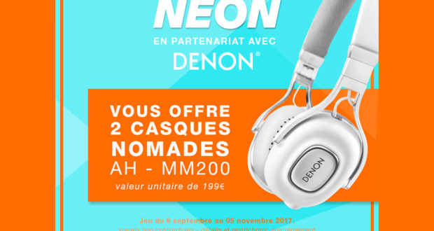 2 casques audio Denon