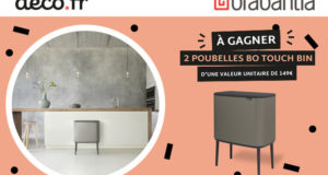 2 poubelles Bo Touch Bin de chez Brabantia