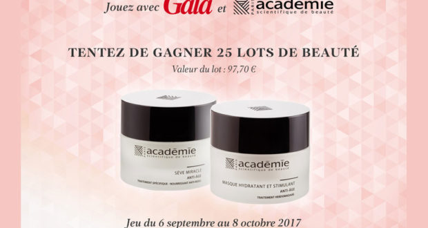 25 lots de 2 produits de soins Académie Scientifique de Beauté