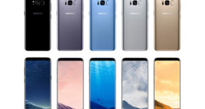 3 smartphones Samsung Galaxy S8