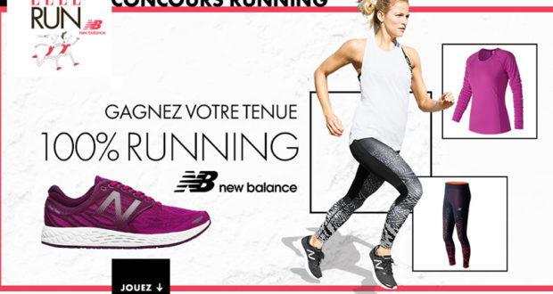 3 tenues de running New Balance