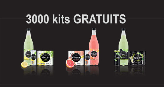 3000 kits gratuits de boissons Finley à tester