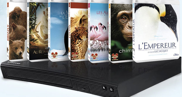 Lecteur Blu-ray + 7 films Disney Nature