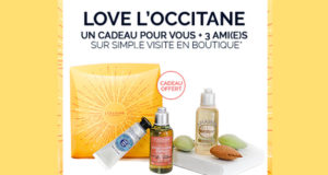 Un coffret L’Occitane offert pour vous et vos amies sur simple visite