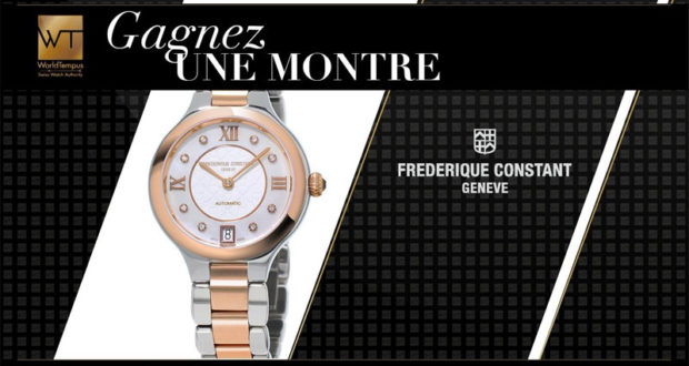 Une montre Frédérique Constant de 1800 euros