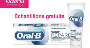 Échantillons gratuits du dentifrice Oral-B Répare gencives et émail