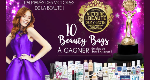 10 Beauty Bags contenant chacun 800 euros de produits de beauté