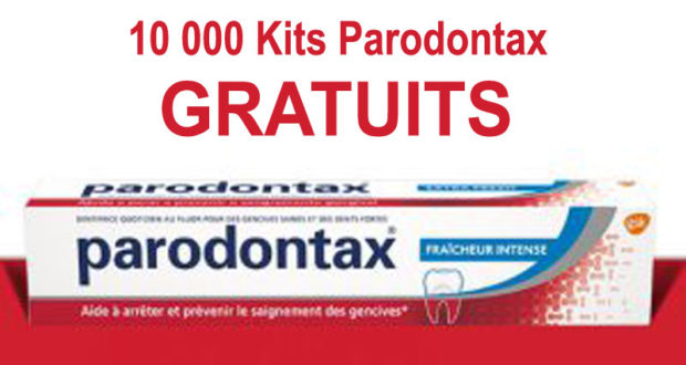 10000 Kits Parodontax Gratuits