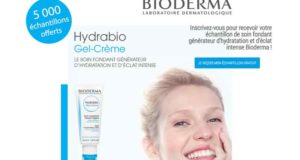 5000 échantillons gratuits du gel-crème Hydrabio de Bioderma