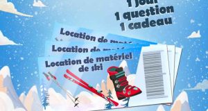 6 bons de location de ski Intersport pour 2 adultes et 2 enfants