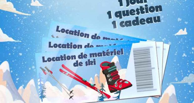 6 bons de location de ski Intersport pour 2 adultes et 2 enfants