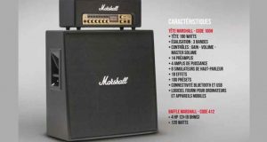 Ampli + 1 baffle Marshall (valeur 740 euros)