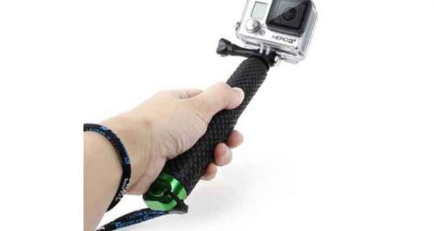 Caméra vidéo GoPro + perche à selfie