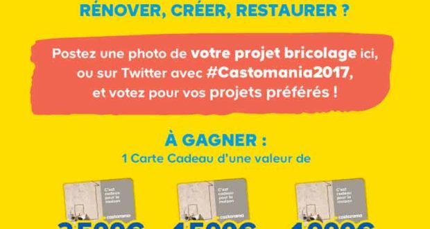 Carte cadeau Castorama de 2500 euros