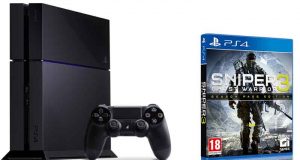 Console de jeux PS4 + 1 jeu vidéo PS4 Sniper Ghost Warrior 3