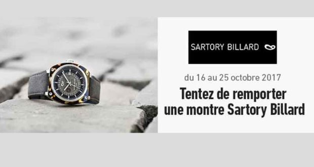 Montre Sartory Billard (valeur 650 euros)