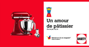 Robot pâtissier Kitchenaid (valeur 599 euros)