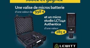 Valisette de micros batterie (valeur 998 euros)