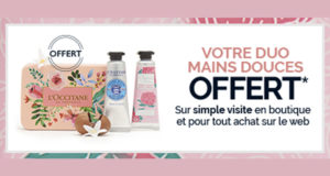 Votre Duo Crèmes Mains offert par L'Occitane