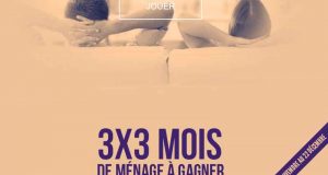 1 lot de 3 mois de ménage