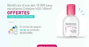 10 000 eaux micellaires Bioderma à récupérer chez Parashop