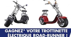 2 trottinettes électriques Road-Runner (valeur unitaire 2000 euros)