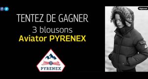 3 blousons Aviator Pyrenex (valeur unitaire 570 euros)