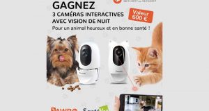 3 caméras interactives avec vision de nuit