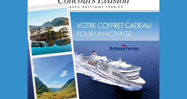 6 coffrets cadeau Irrésistibles Voyage de Brittany Ferries