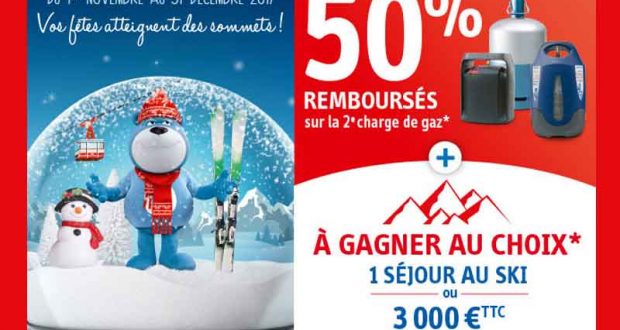 Séjour au ski Ou un chèque de 3000 euros