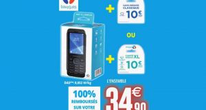 Téléphone + carte de 10€ gratuits (100% remboursés)