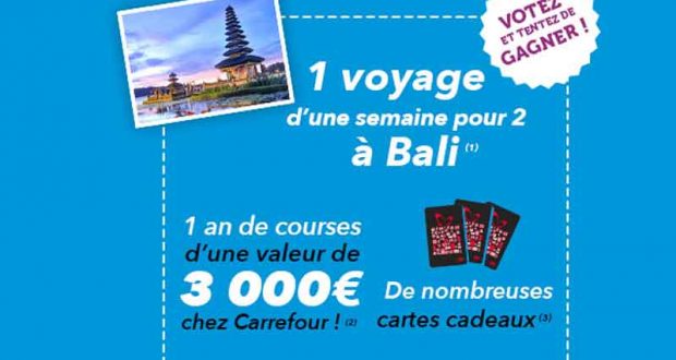 Voyage pour 2 personnes à Bali (valeur 4500 euros)