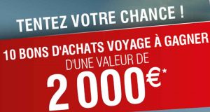 10 bons d’achat Auchan Voyages de 2000 euros
